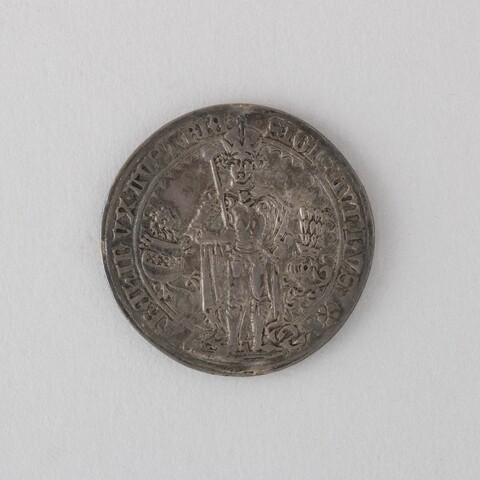 Ancient Engraved Silver Coin