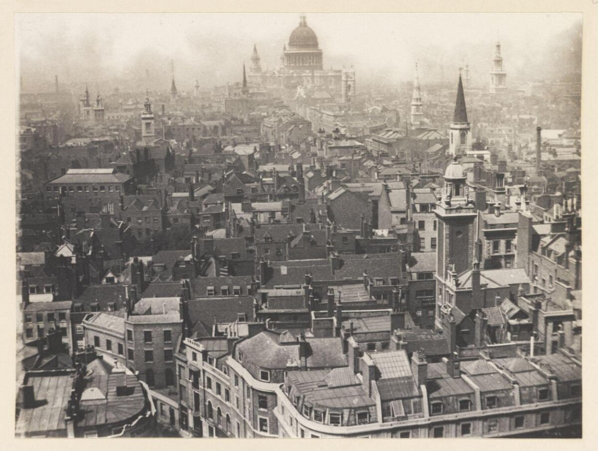 Vintage View of Central London
