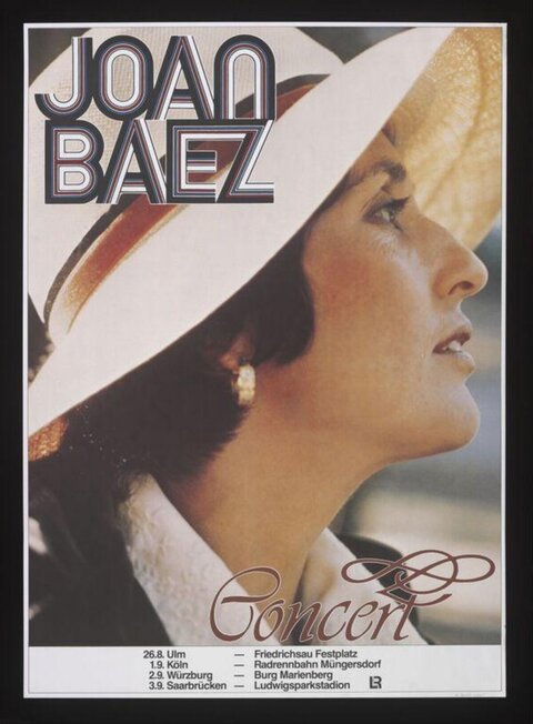 Joan Baez Concert Poster
