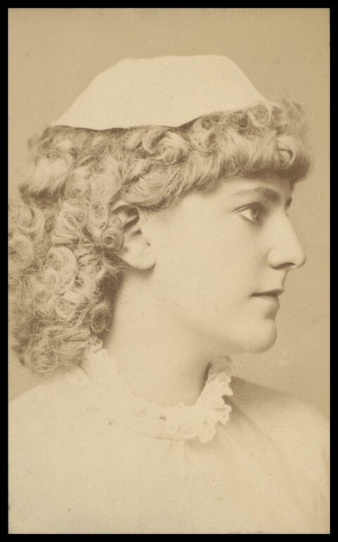 Vintage Profile Portrait of a Woman