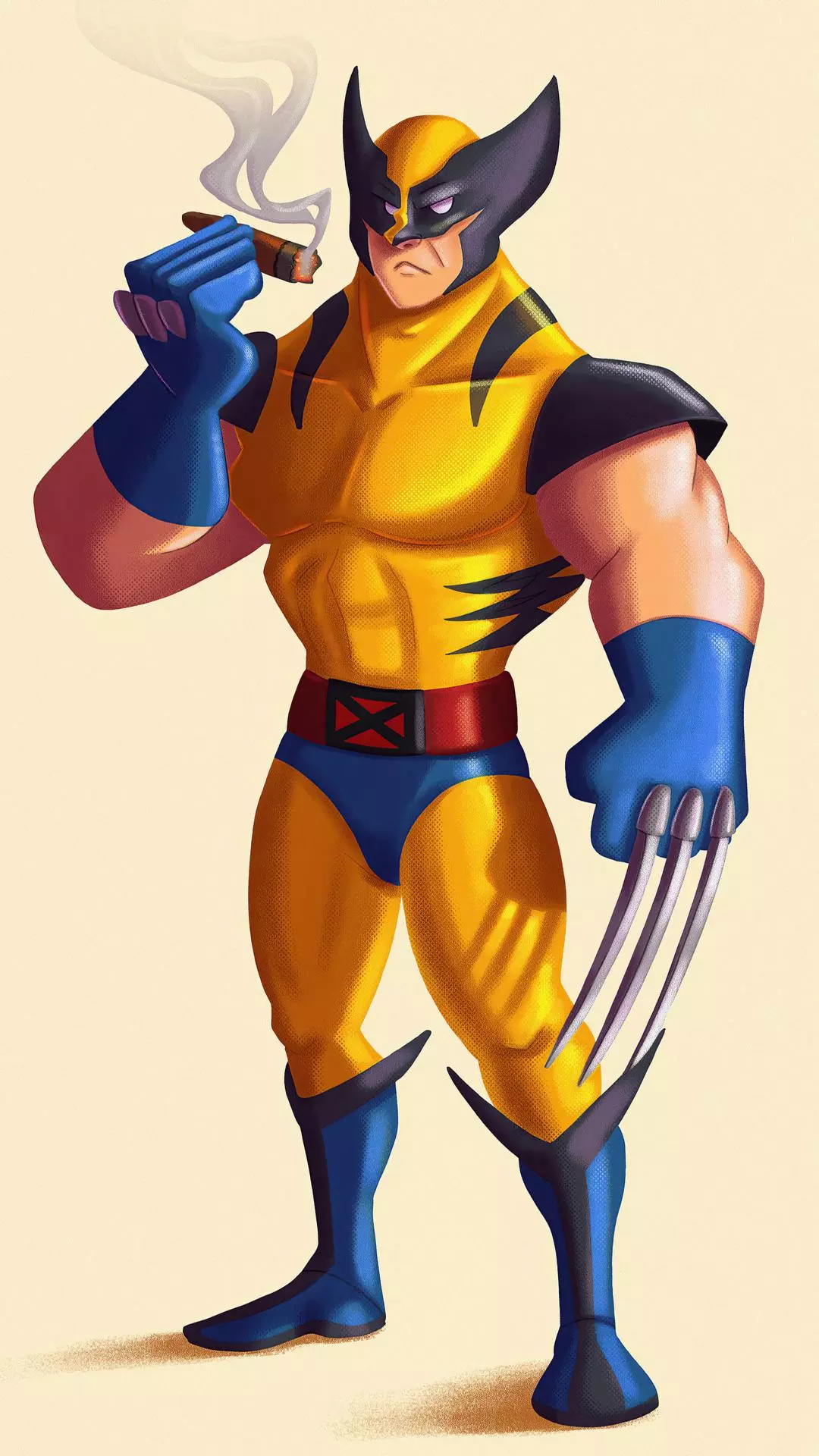 Wolverine Character Illustration