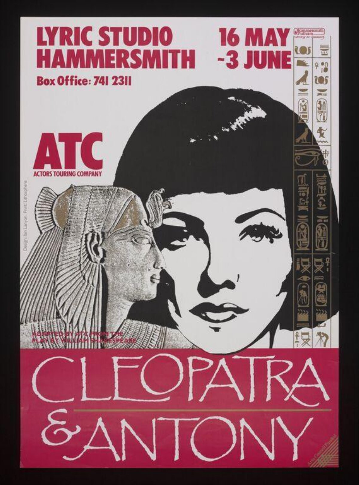 Cleopatra & Antony Theatre Poster
