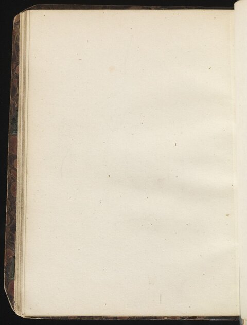 Blank Page of Old Bound Notebook