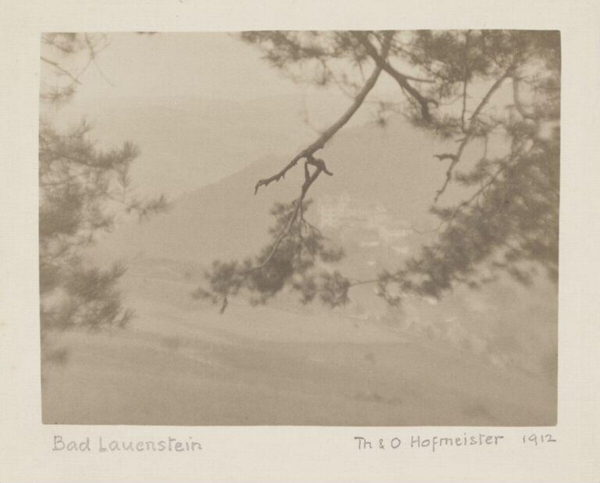 Bad Lauenstein 1912 Misty Landscape