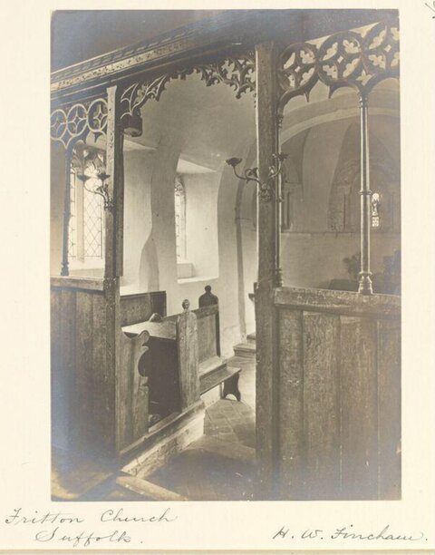 Interior of Fritton Church, Suffolk