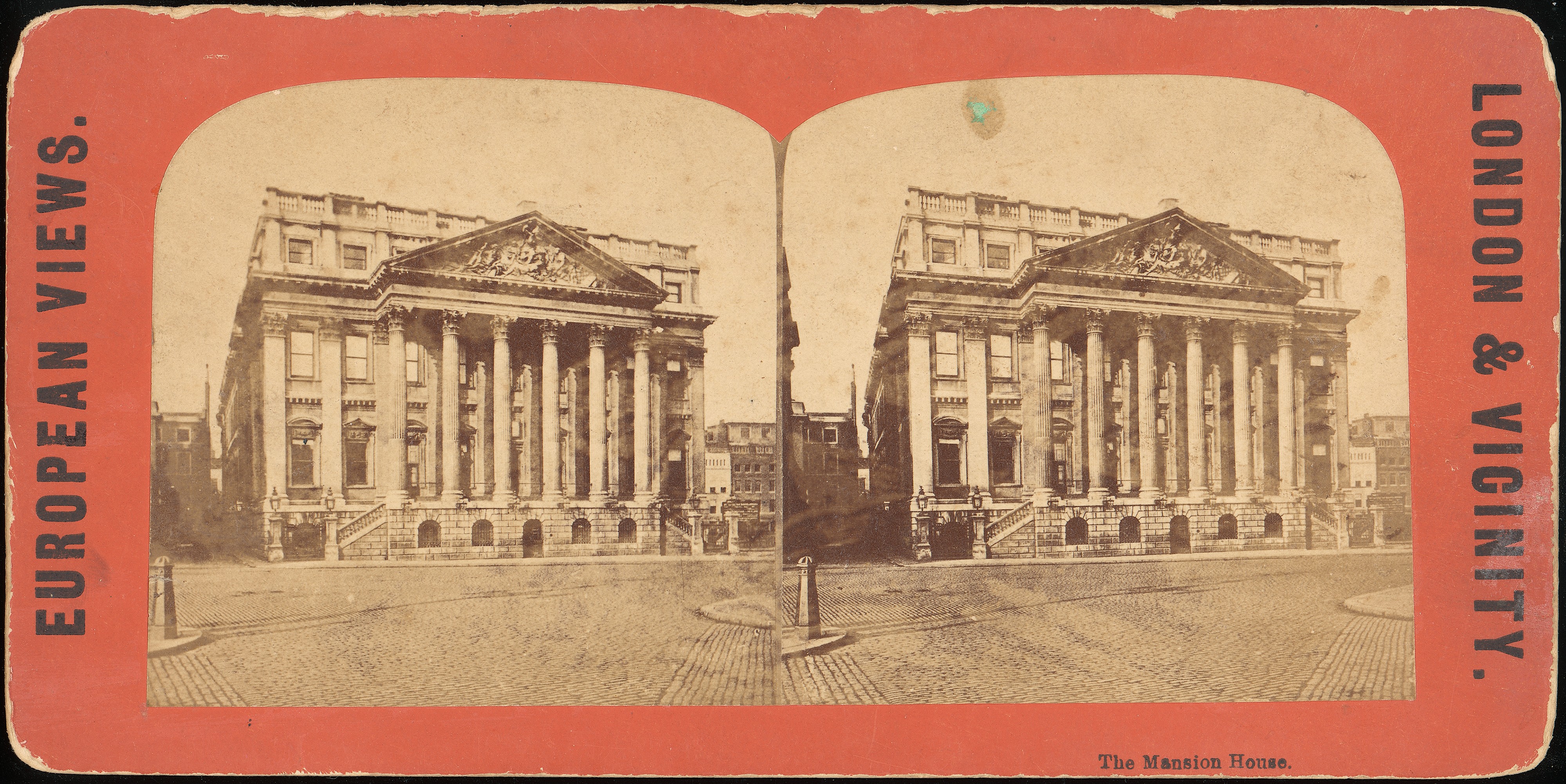 Vintage London Mansion House View