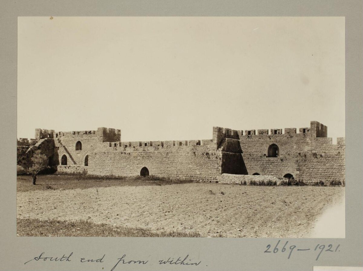 Ancient City Wall South End from Within
