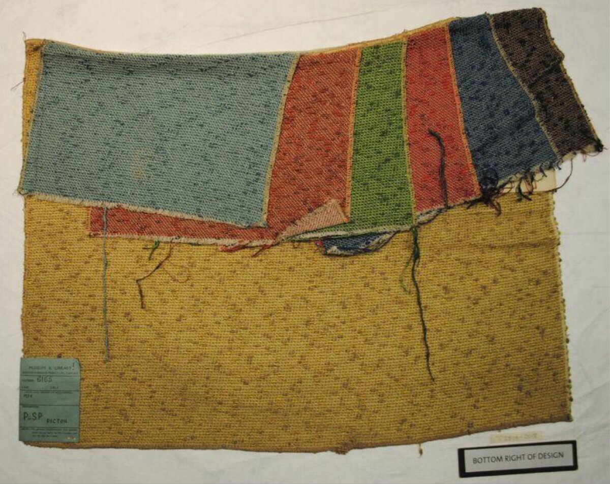 Archived Textile Fabric Color Swatches