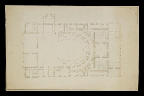 Hand Drawn Architectural Floor Plan