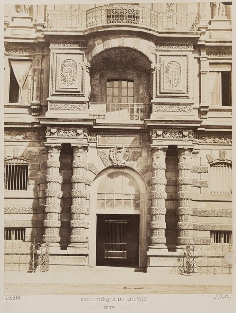 Louvre Library Entrance Paris