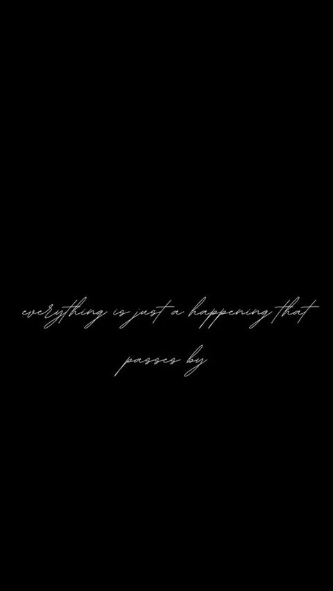 Minimalist Quote on Black Background