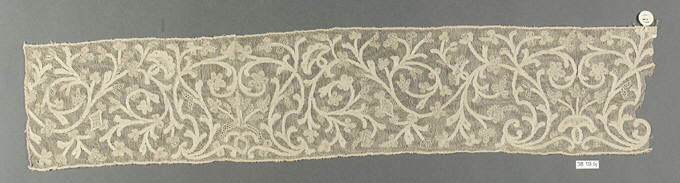 Embroidered Scrollwork Lace Trim