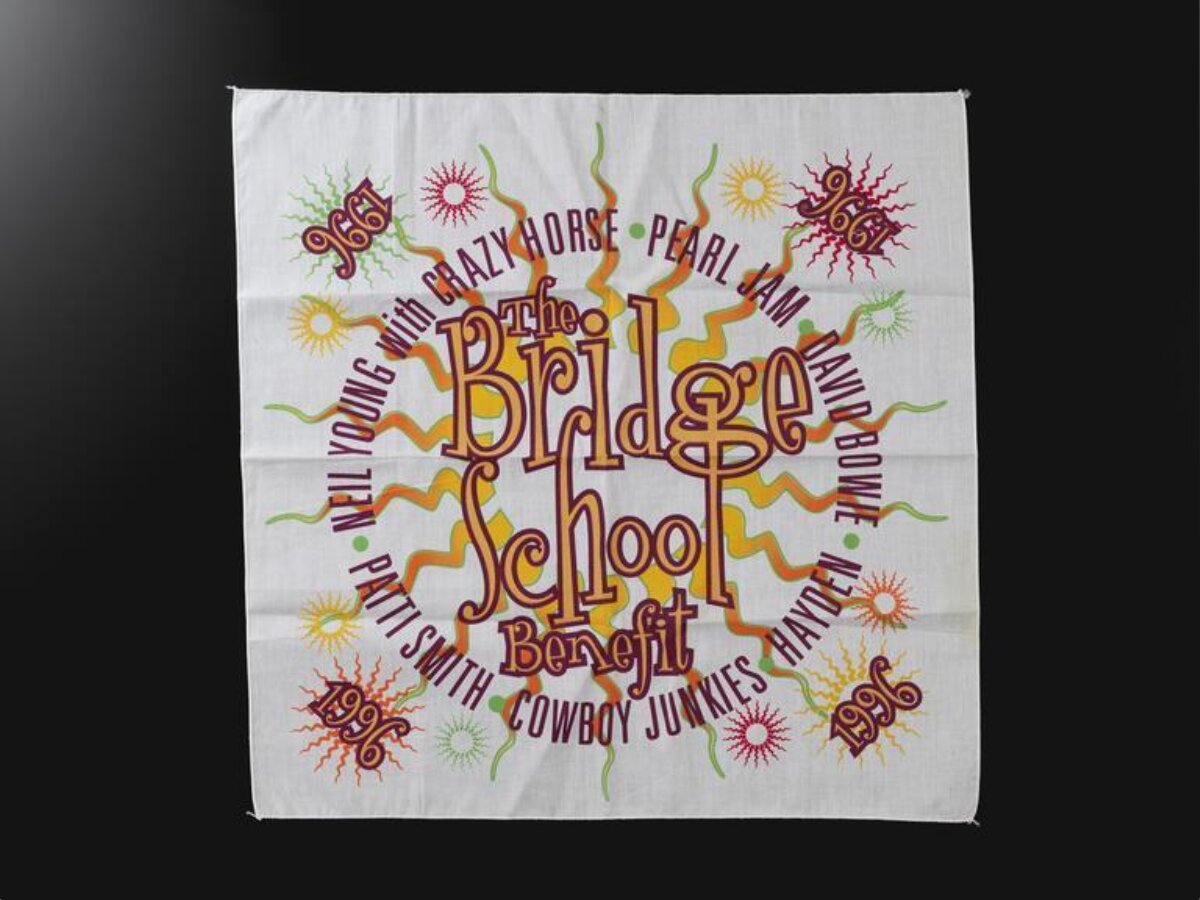 1996 Bridge School Benefit Bandana