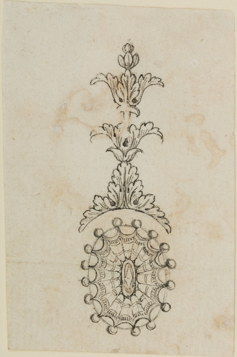 Ornamental Jewelry Design Sketch