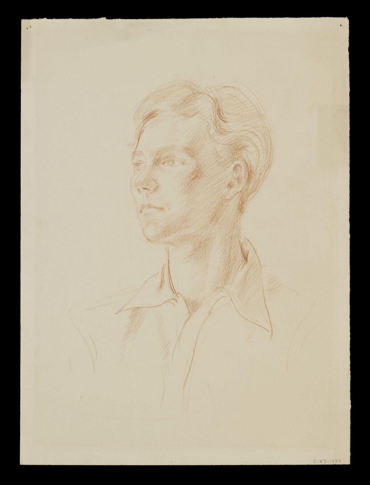 Portrait Sketch of Young Man