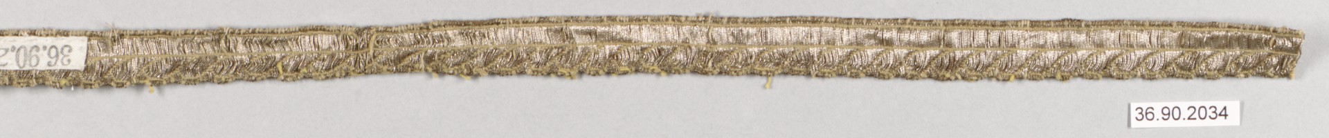 Vintage Metallic Textile Sample