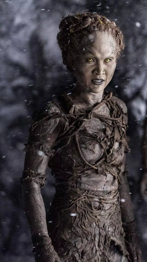 Undead Female Creature in Snow