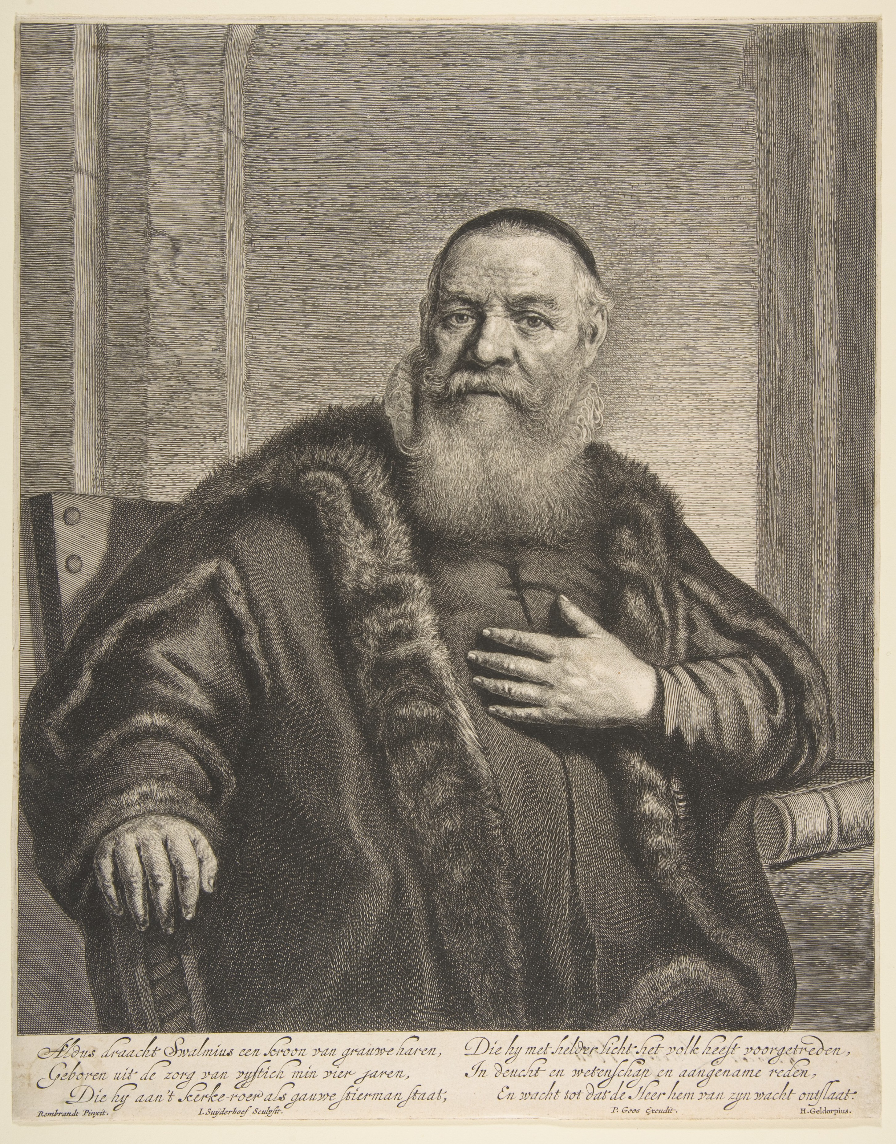 Portrait of Elderly Bearded Man
