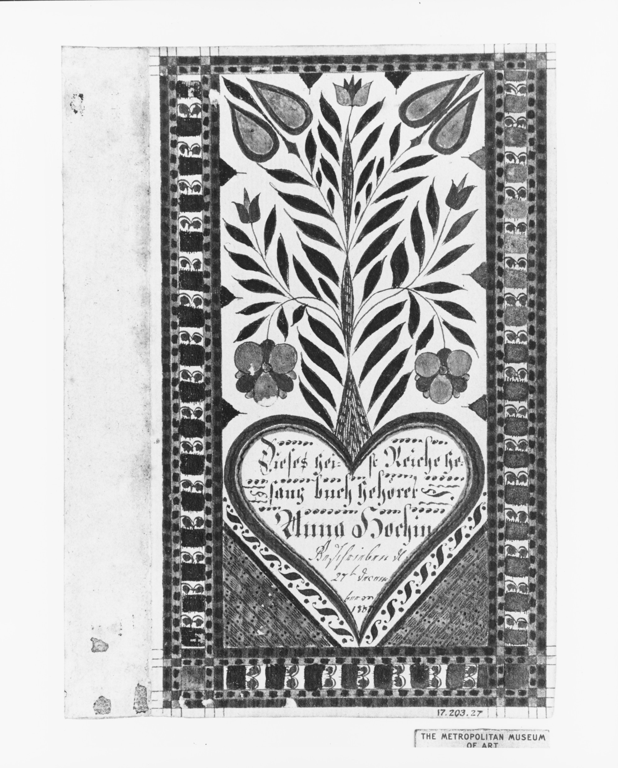 18th Century German Bookplate