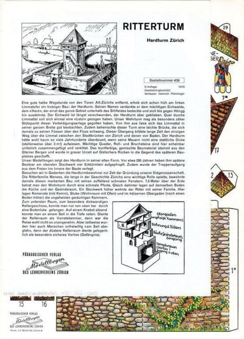 Hardturm Zurich Paper Model Sheet