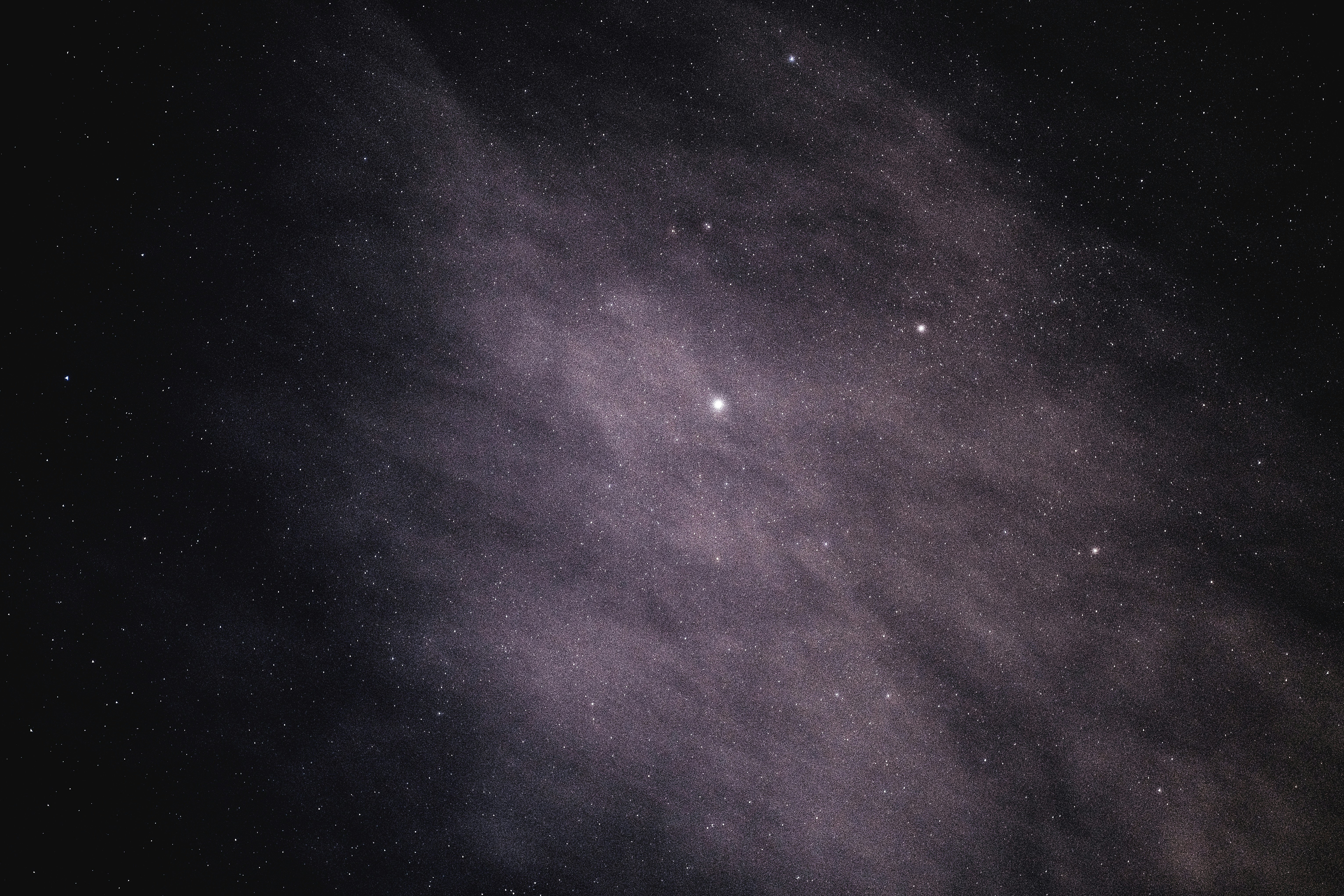 Starry Night Sky with Milky Way