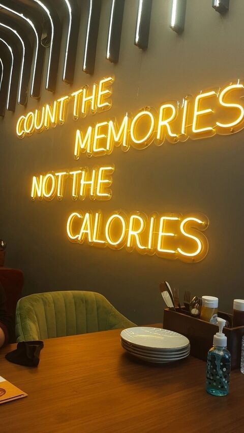 Count The Memories Neon Sign