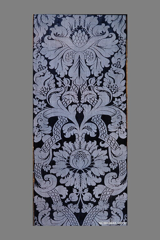 Vintage Damask Textile Pattern
