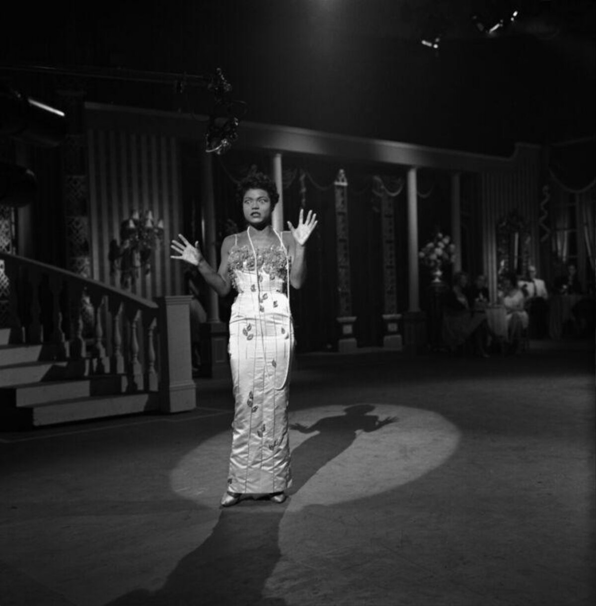 Black Female Performer on Stage