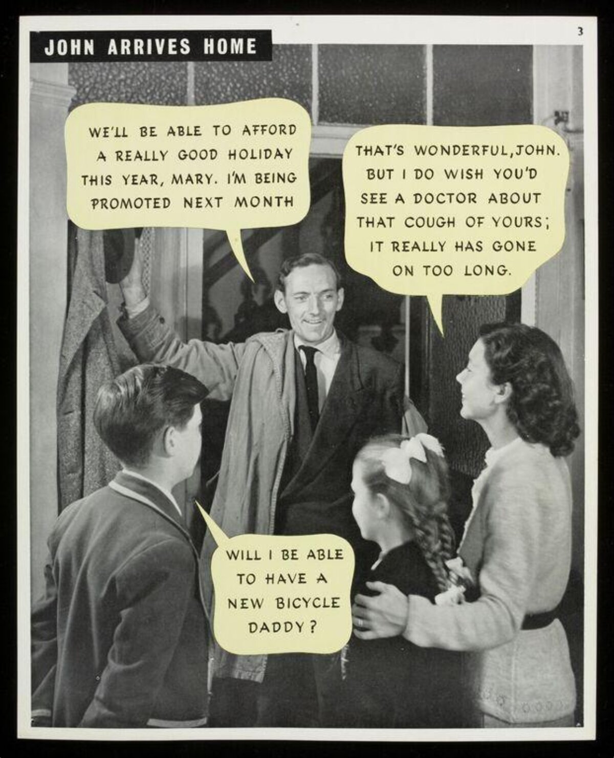 John Arrives Home