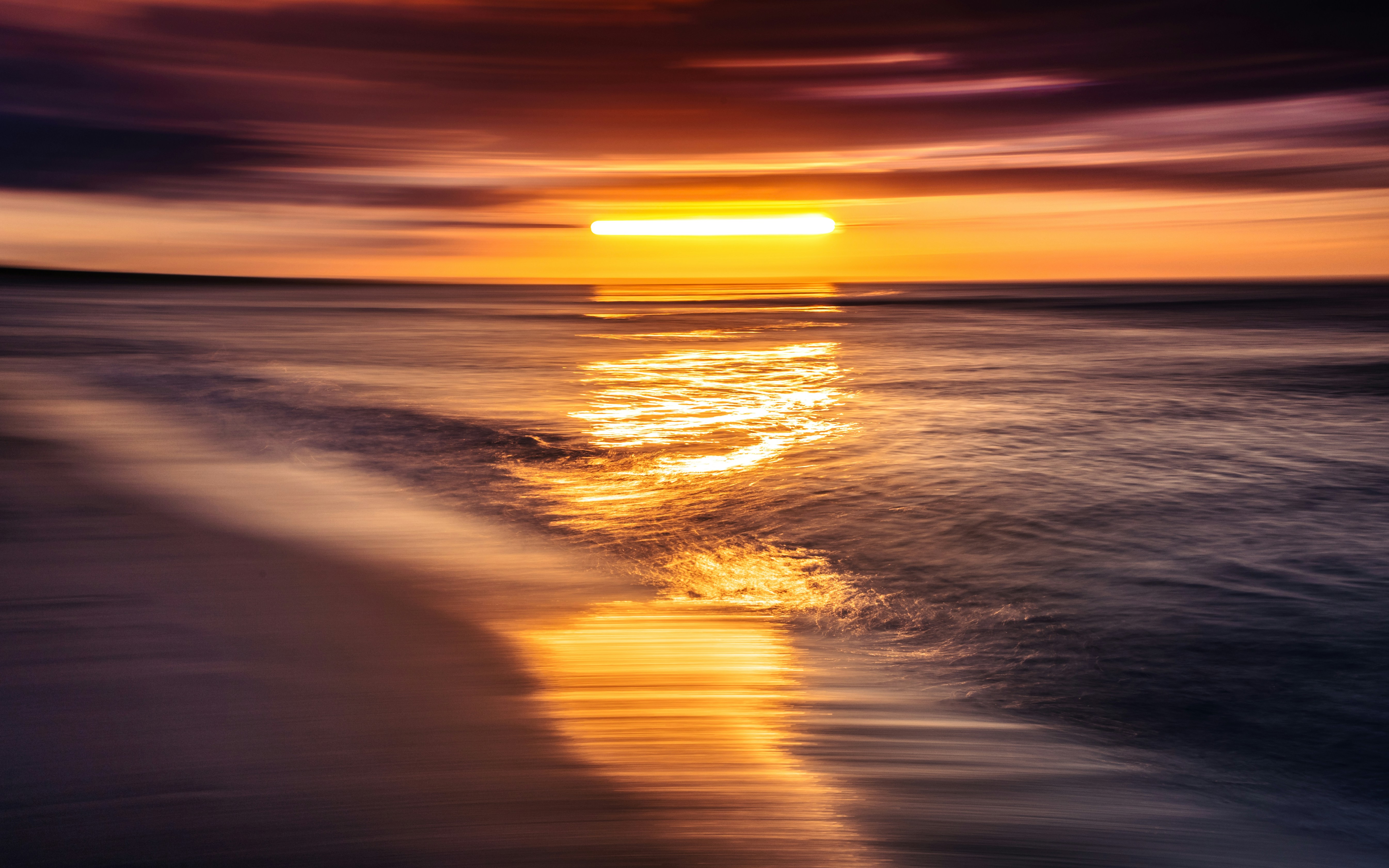 Seaside Beach Sunset