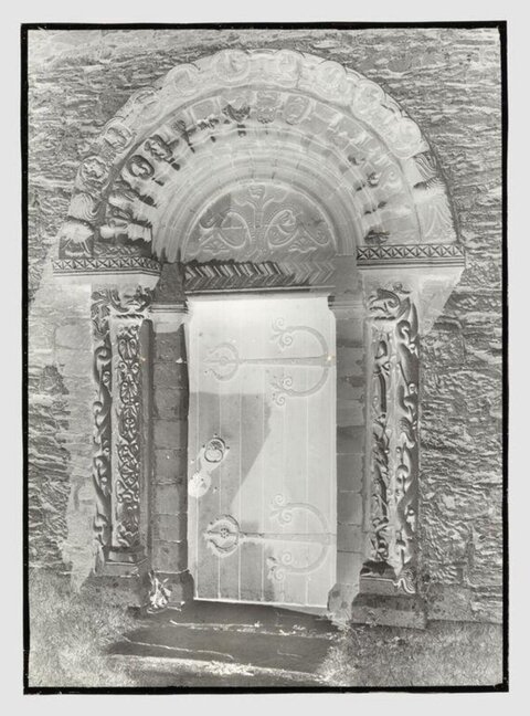 Ornately Carved Stone Doorway