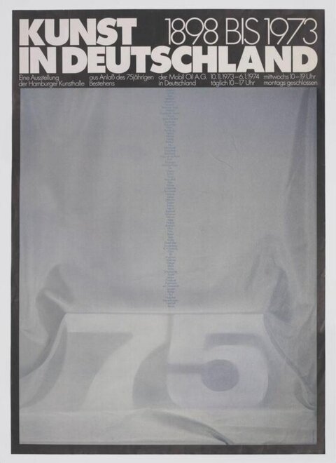1898-1973 German Art Exhibition Poster