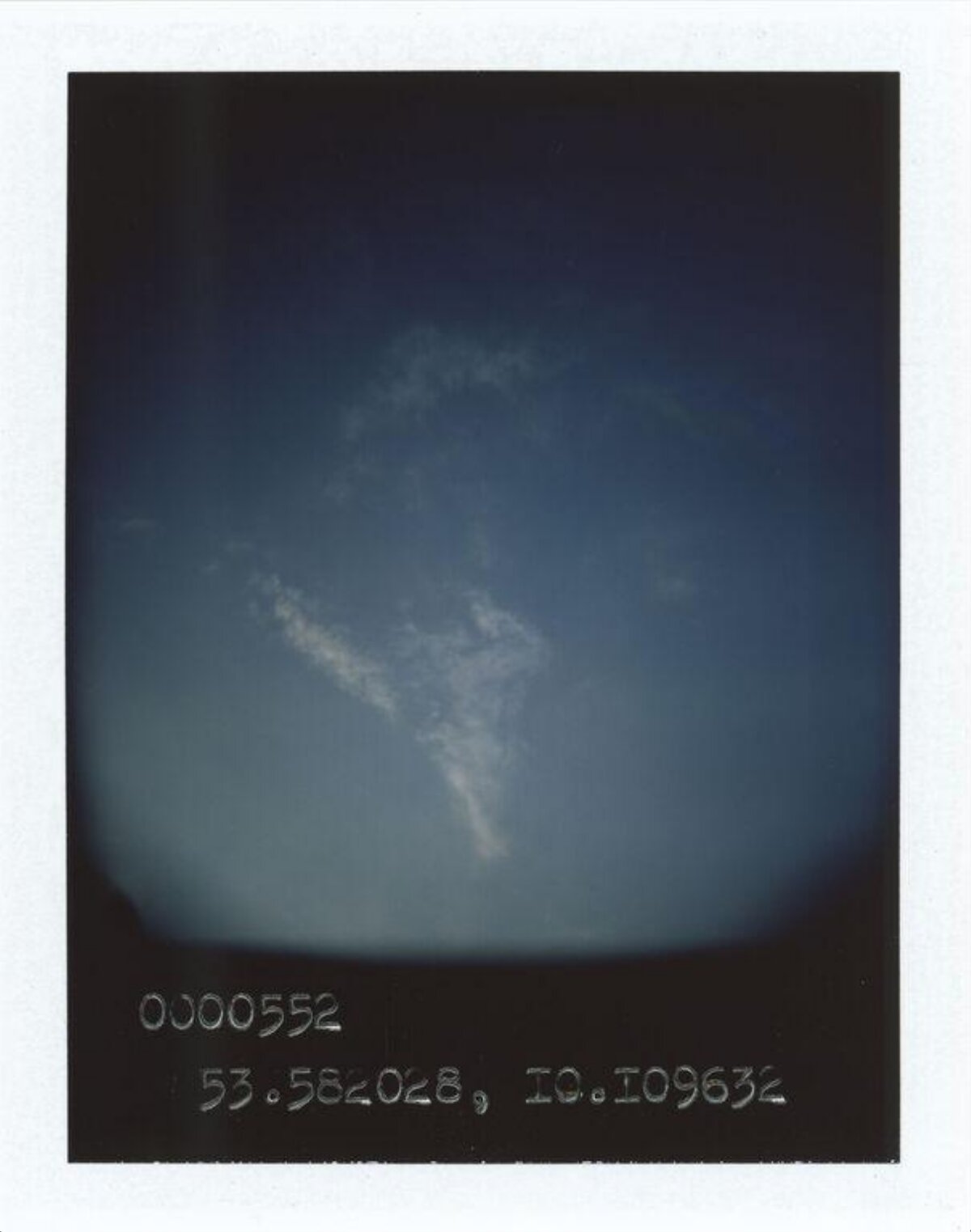 Sky With Wispy Cloud