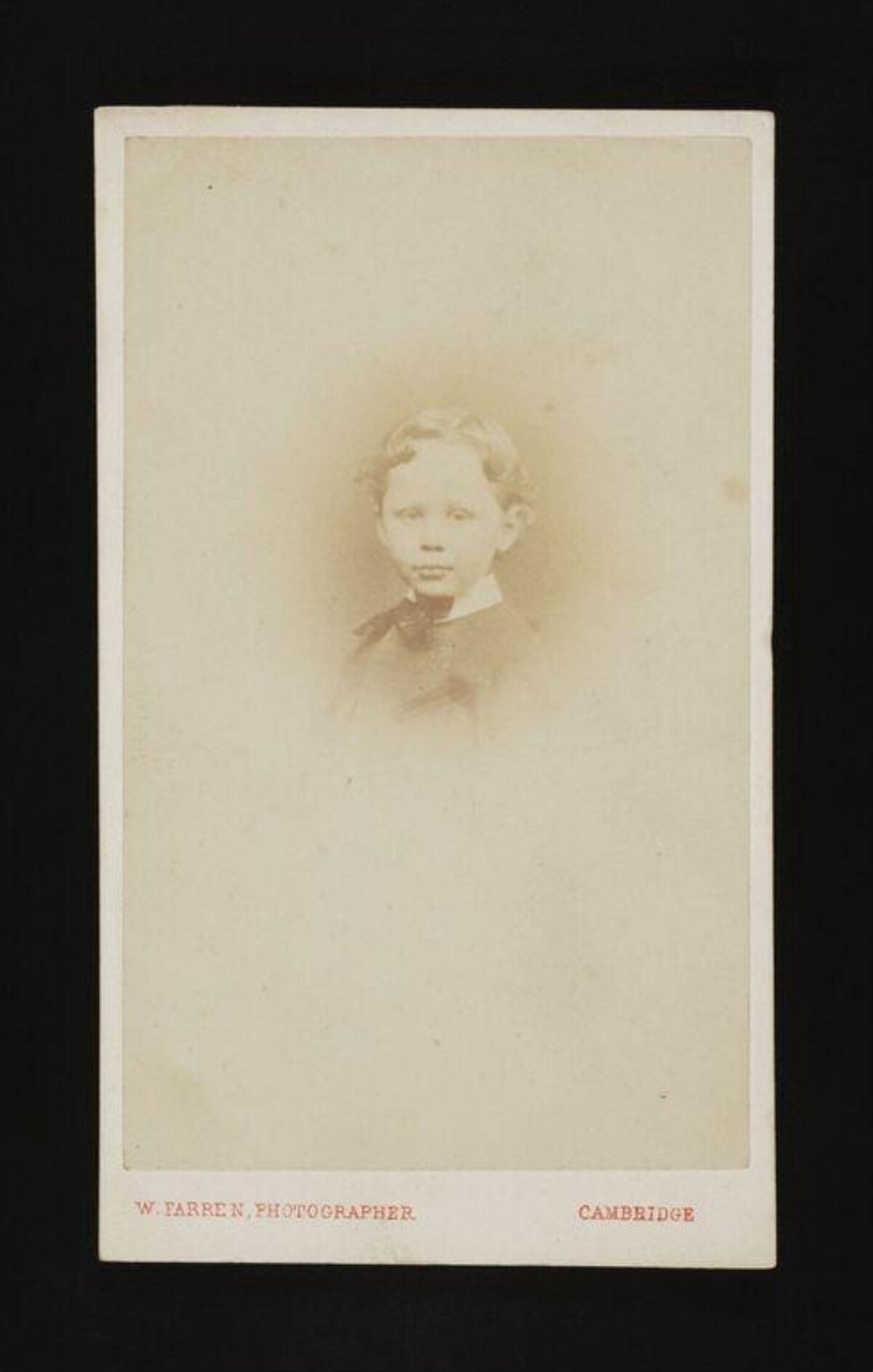 Vintage Portrait of a Young Child