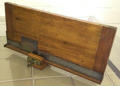 Vintage Wooden Paper Cutter