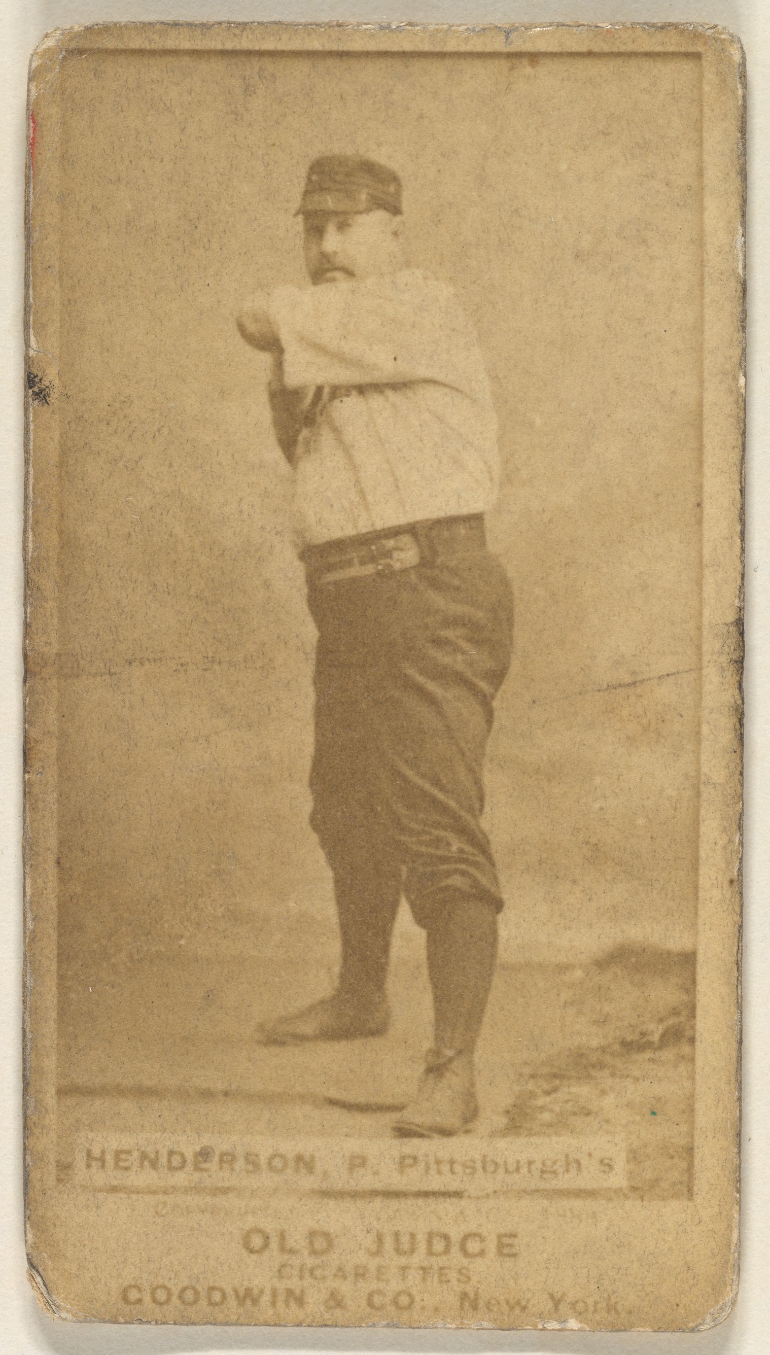 Vintage Old Judge Baseball Cigarette Card
