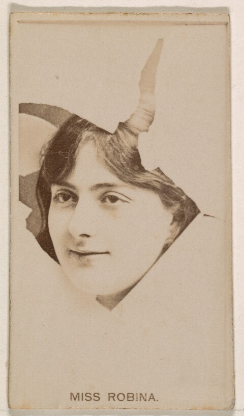 Vintage Portrait of Miss Robina