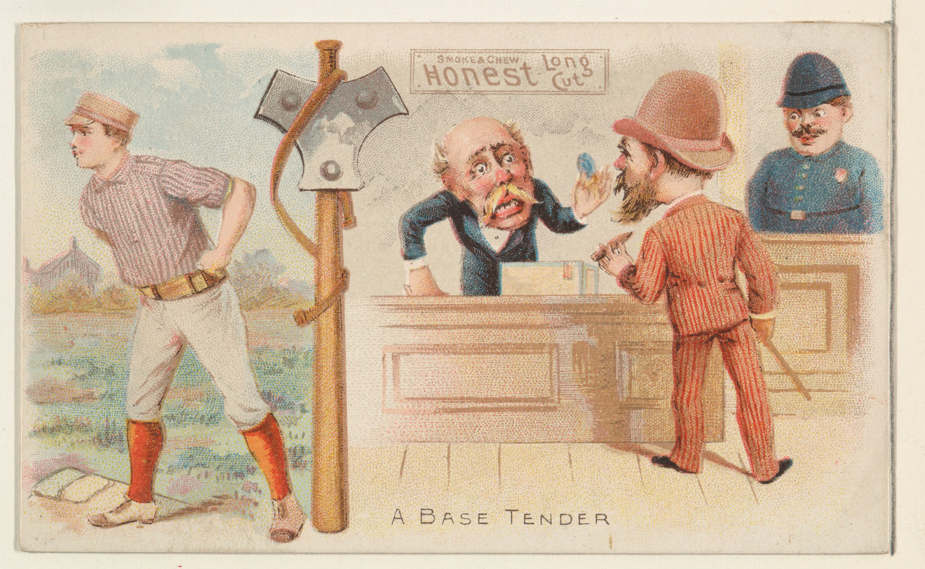 A Base Tender Tobacco Advertisement