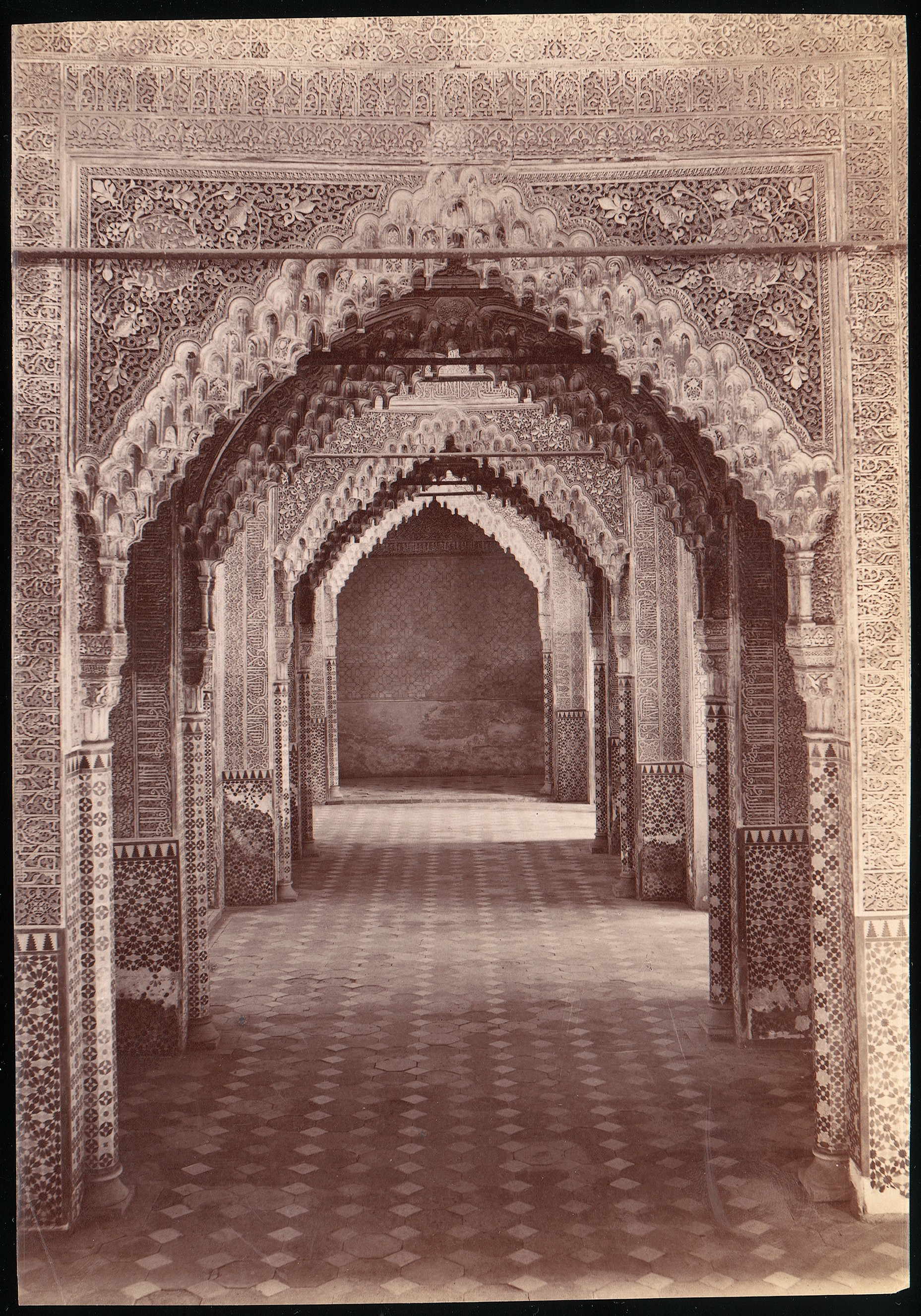 Ornate Moorish Arched Corridor
