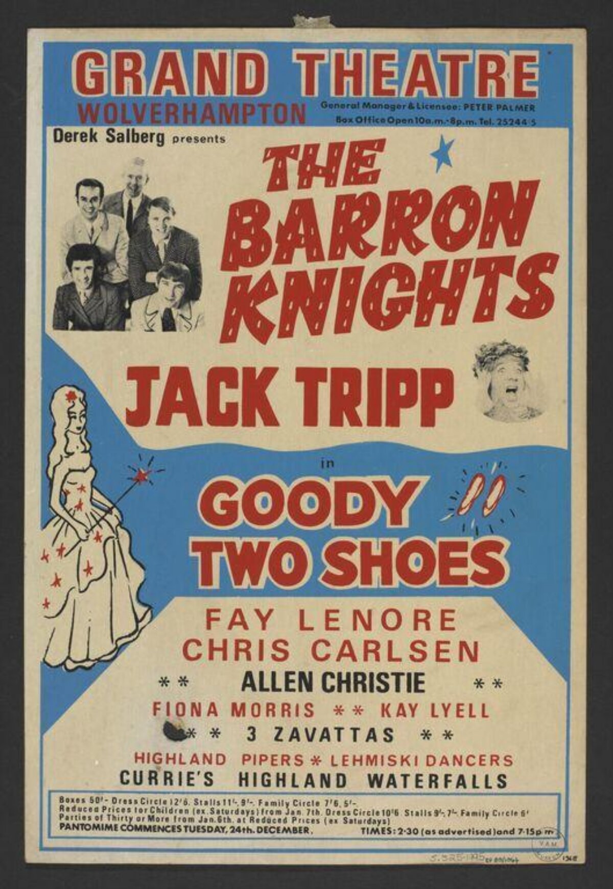 Vintage Grand Theatre Pantomime Poster