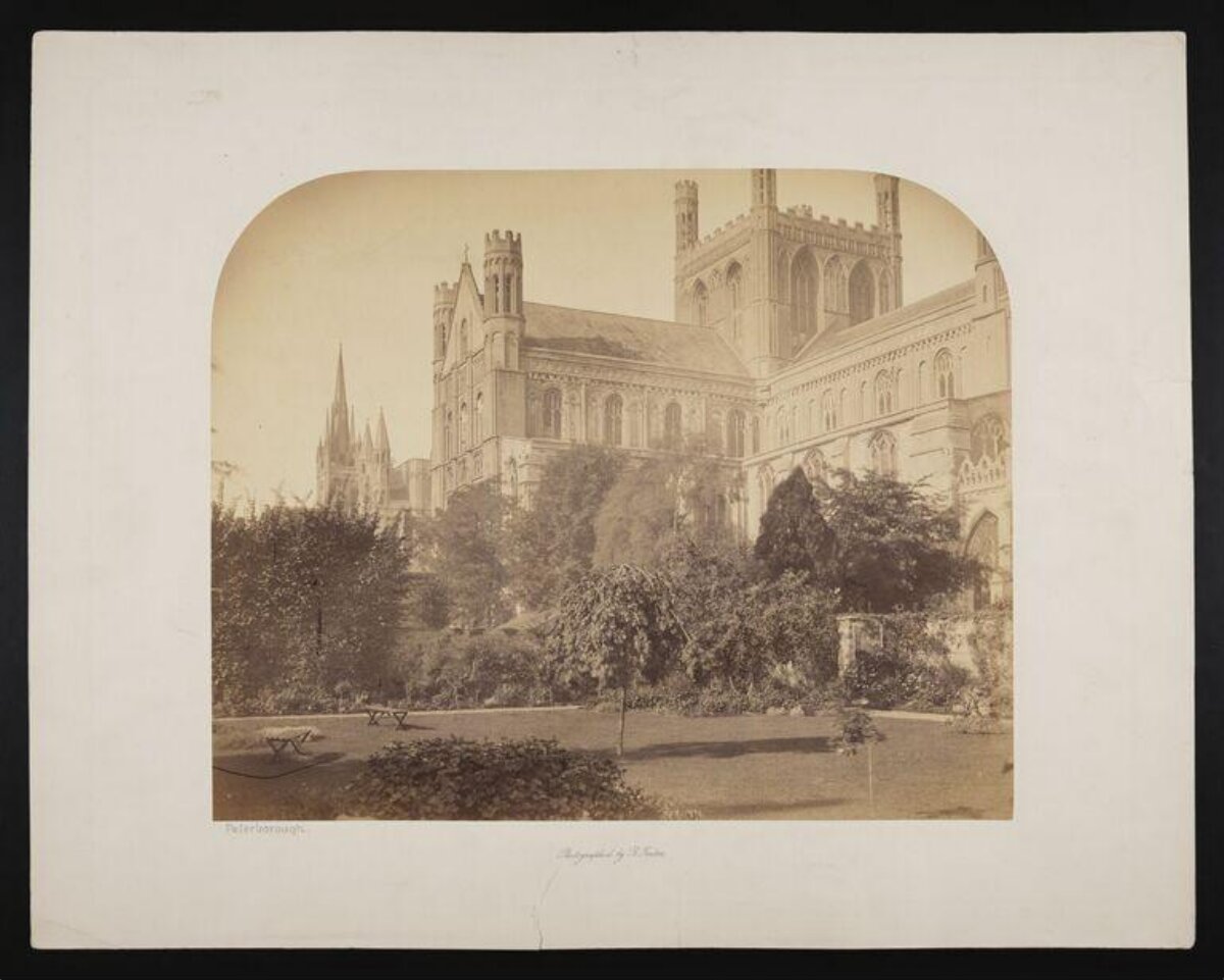 Peterborough Cathedral Vintage View