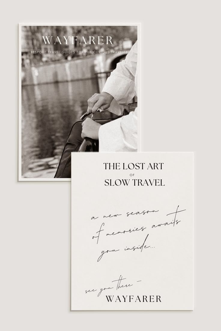 Wayfarer Slow Travel Guide Cards