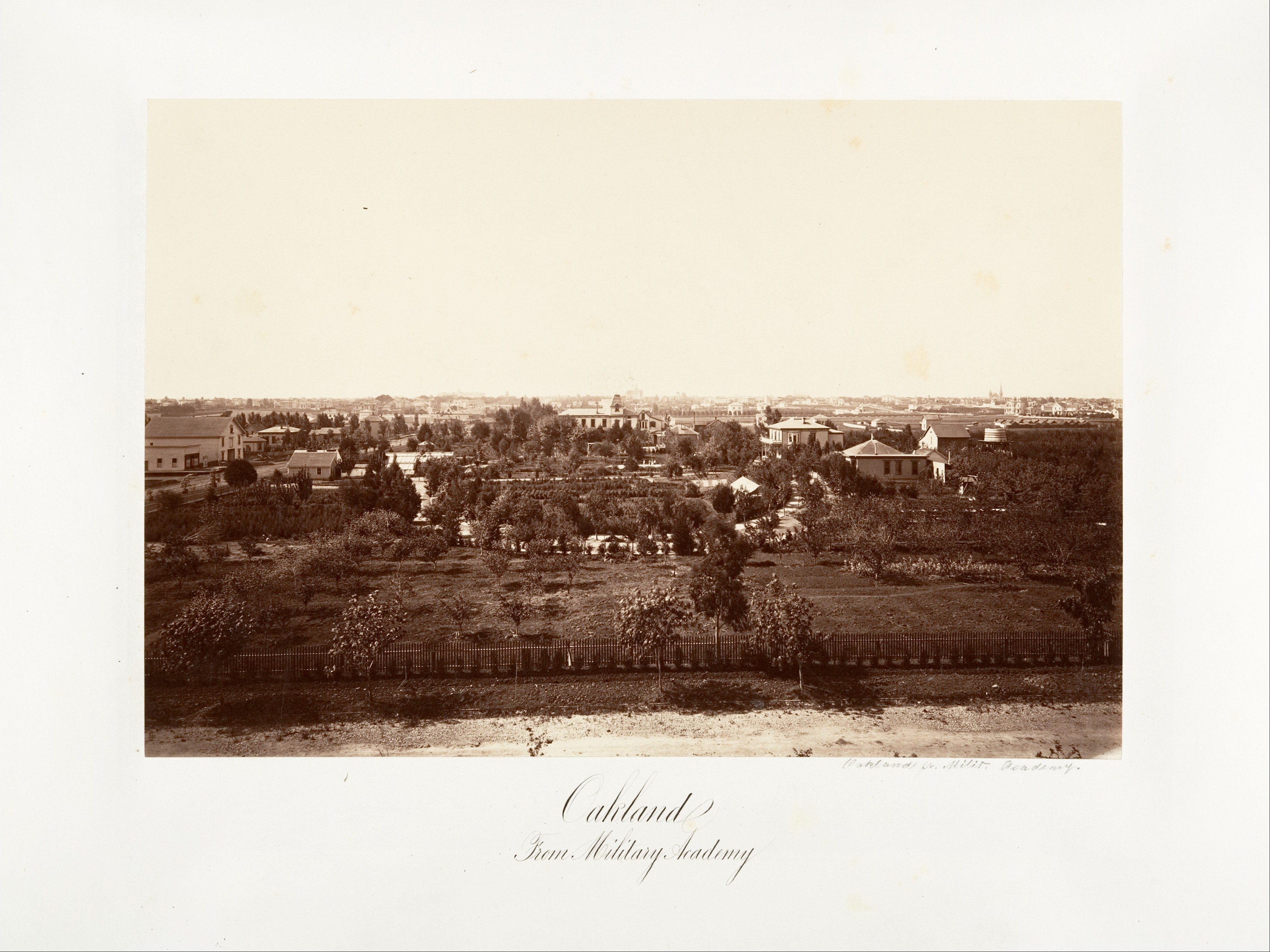 Oakland View From Military Academy