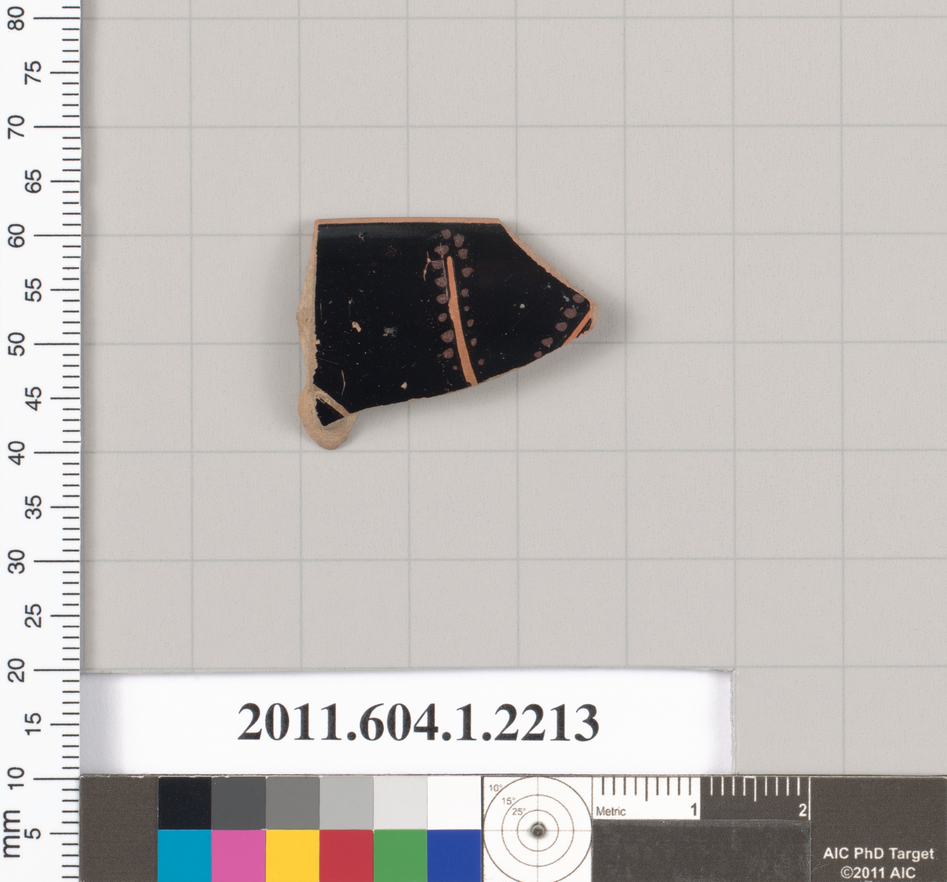 Black Glaze Pottery Shard