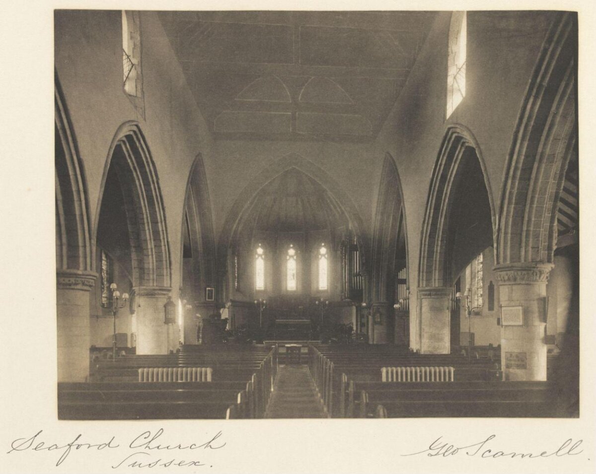Interior of Seaford Church Sussex