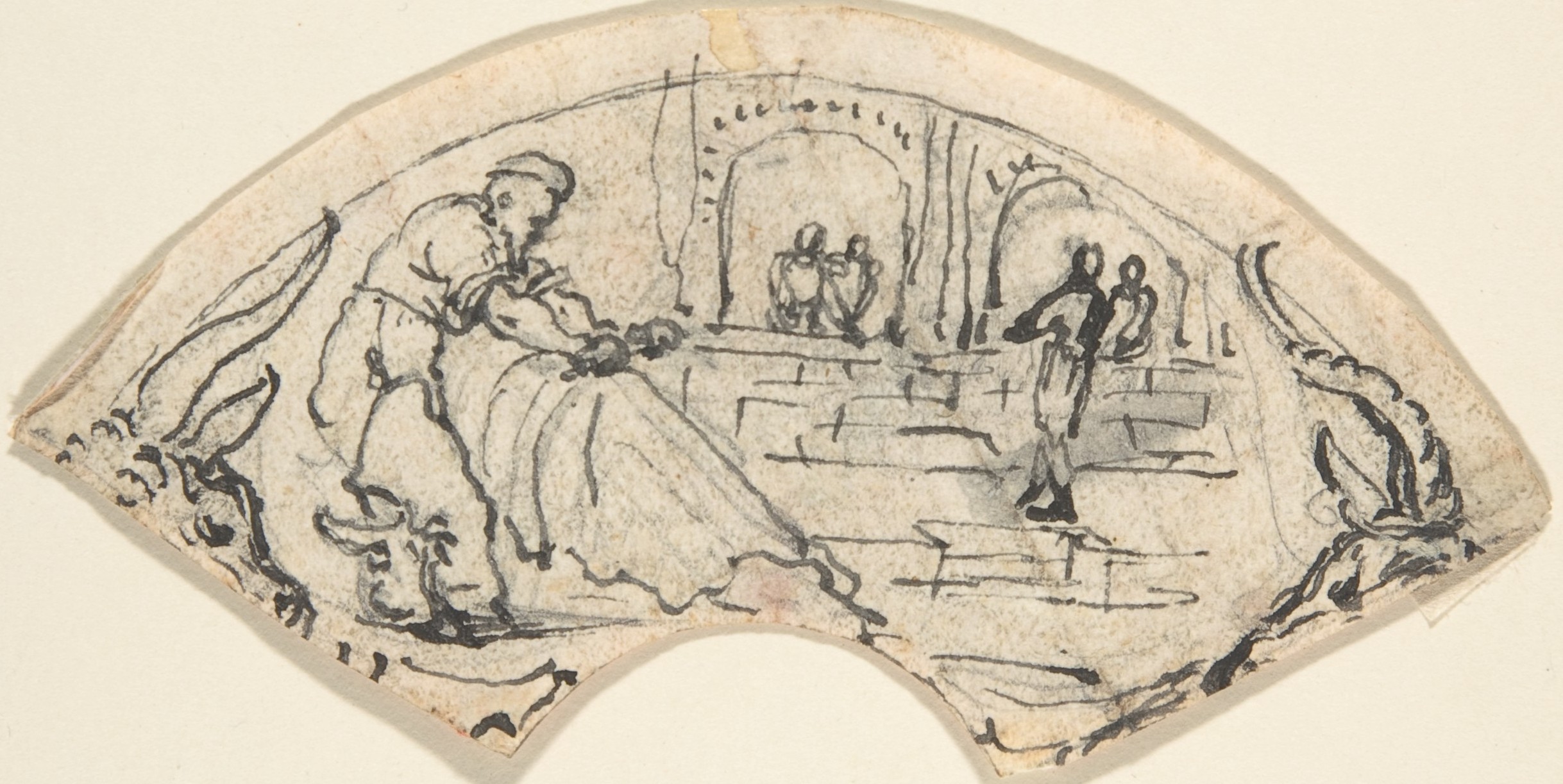 Fan-shaped Theater Box Sketch