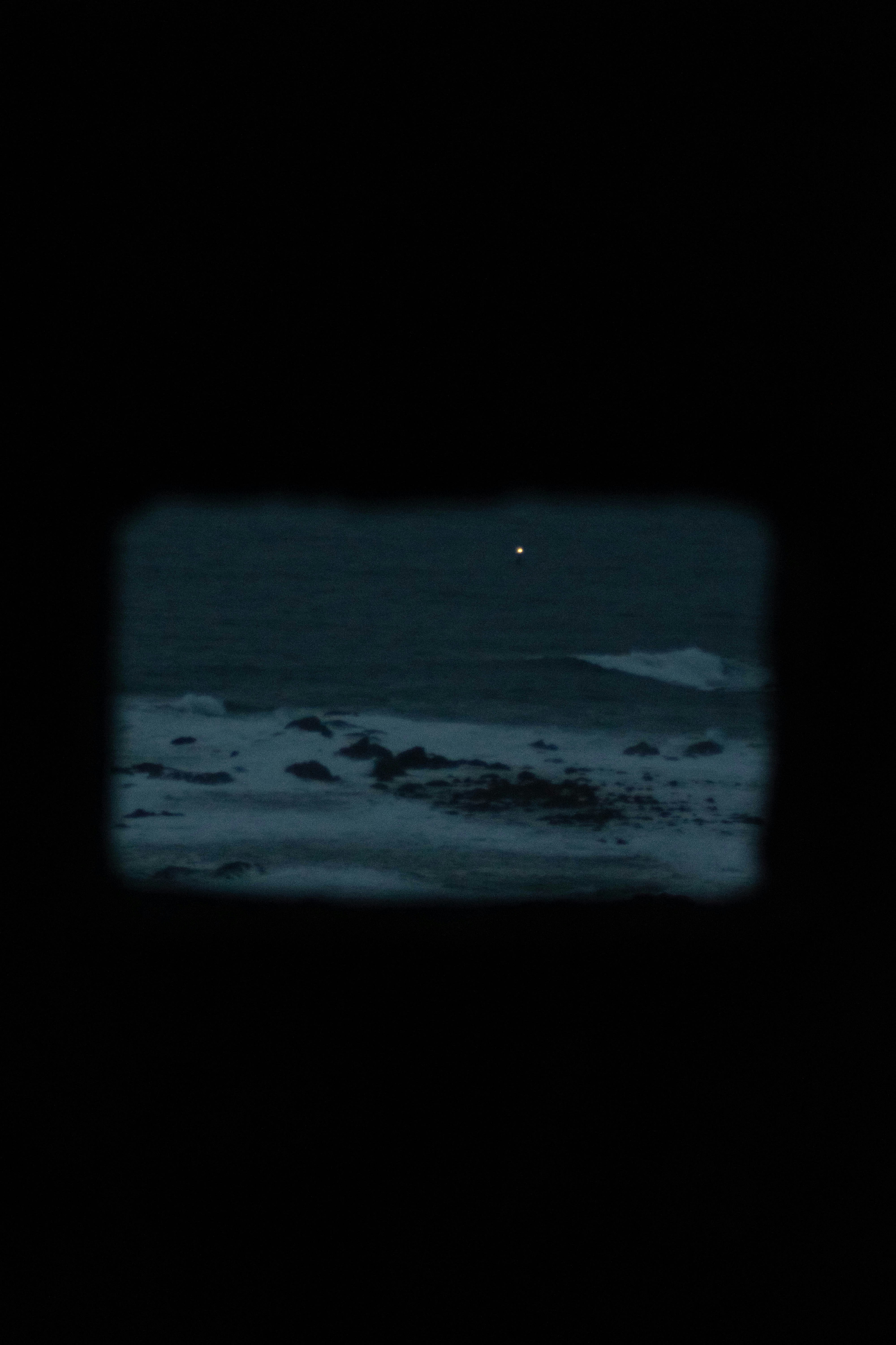 Night Coastal Sea View