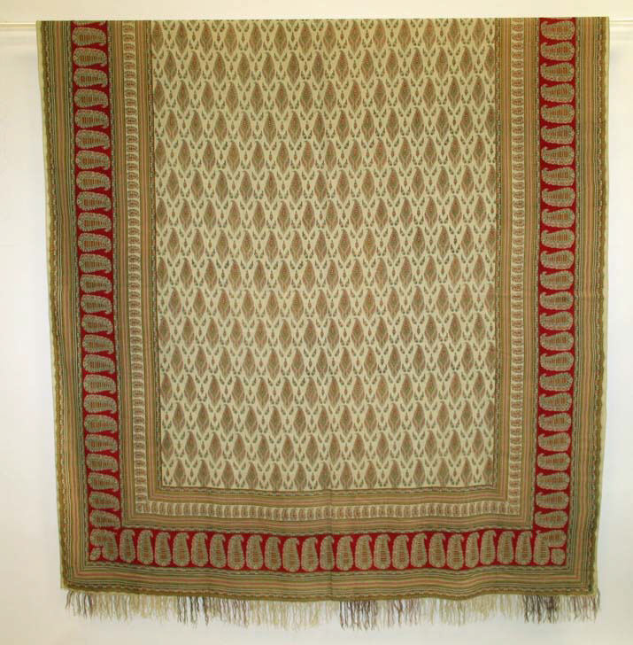 Paisley Patterned Woven Shawl