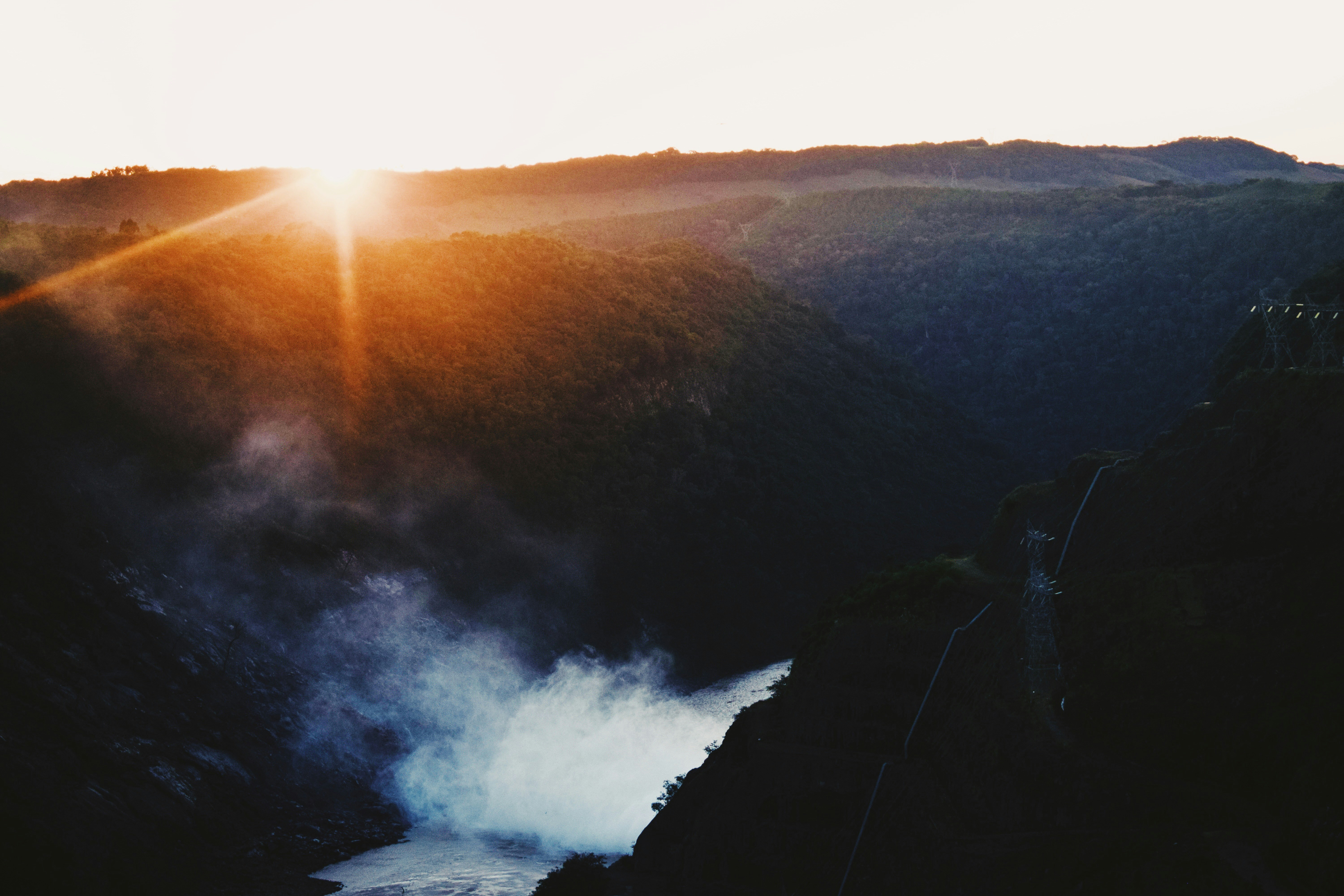 Sunrise Over Mountain Gorge