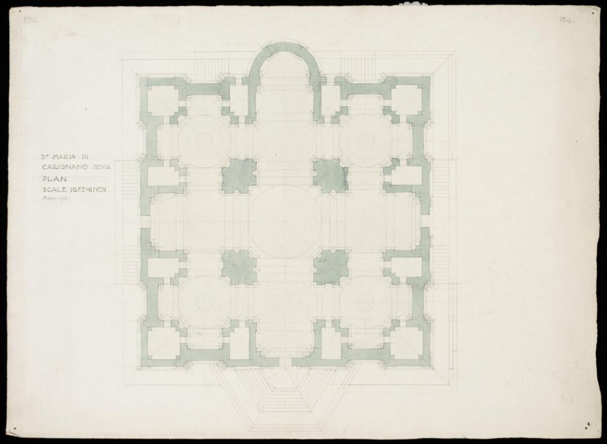 St Maria di Carignano Floor Plan
